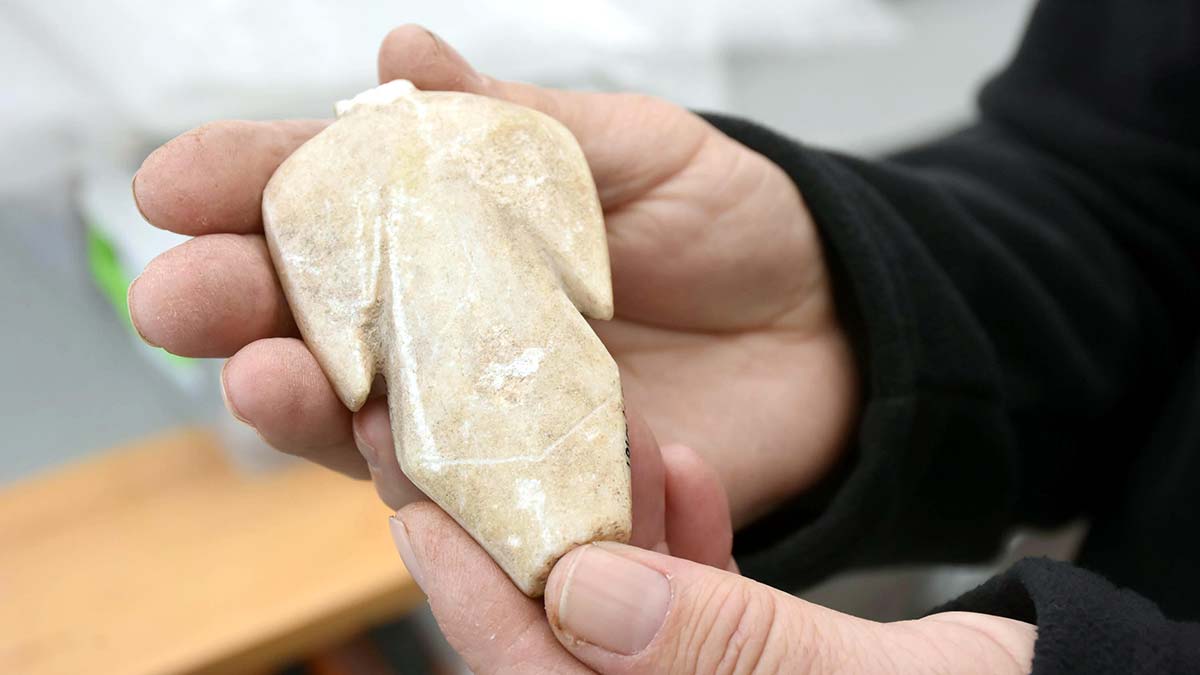 6 bin yıllık tanrıça heykelciği bulundu