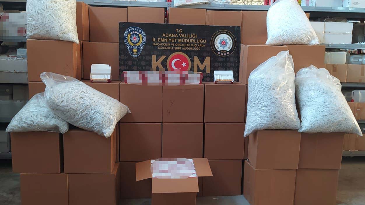 9 milyon 430 milyon kaçak makaron yakandı