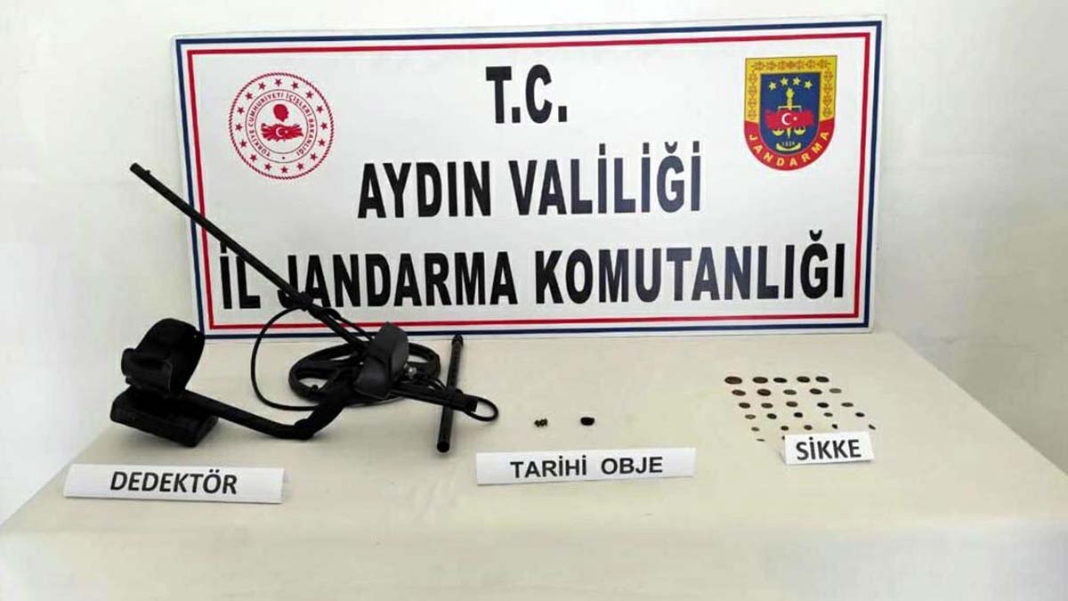Aydın'da Tarihi eser kaçakçılarına operasyonu