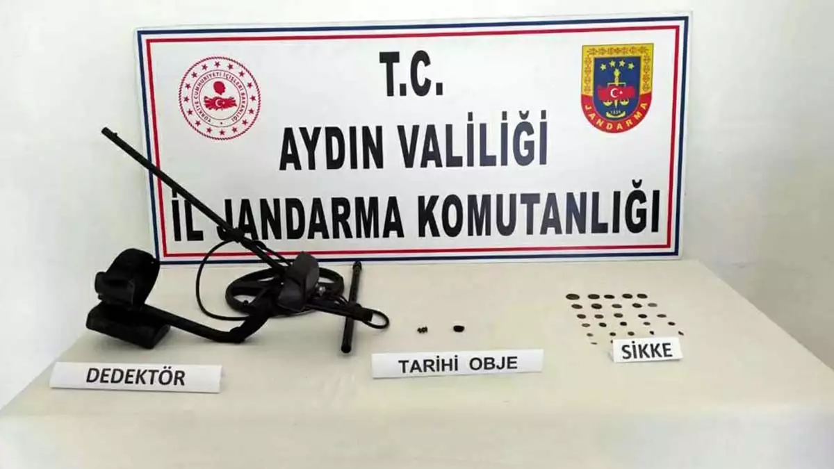 Aydın'da tarihi eser kaçakçılarına operasyonu