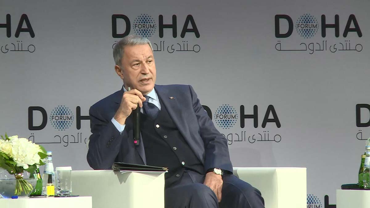 Bakan Akar, Doha 2022 Forum'da konuştu