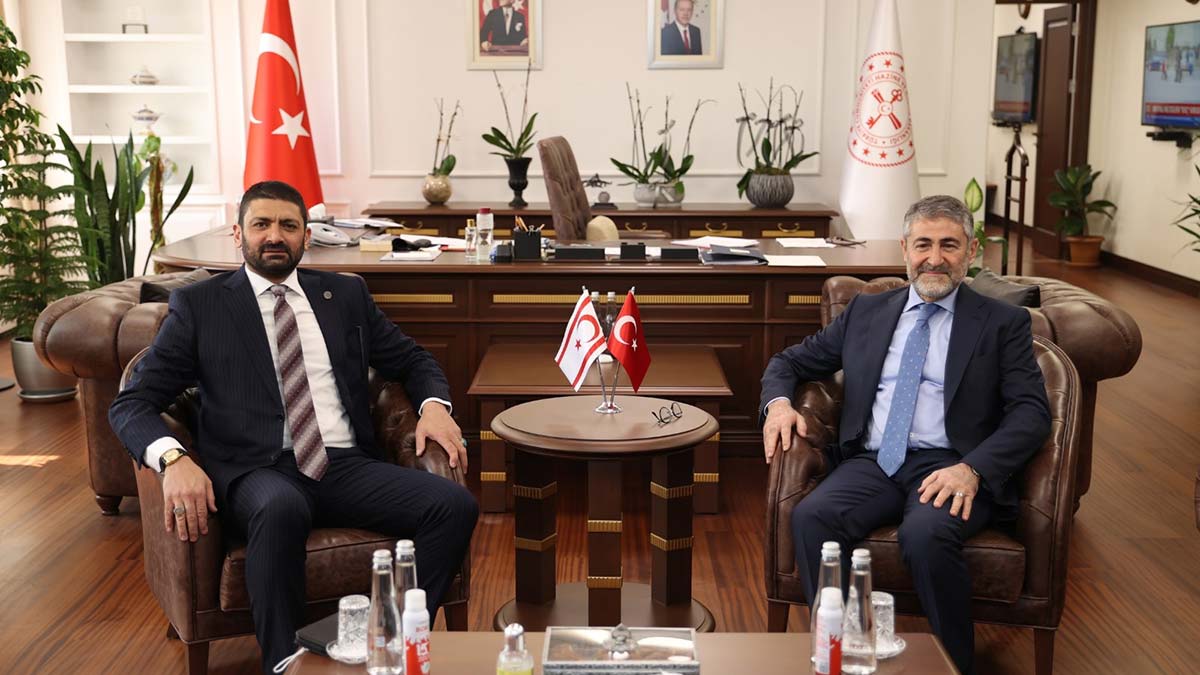 Bakan Nebati, KKTC'li mevkidaşı ile görüştü