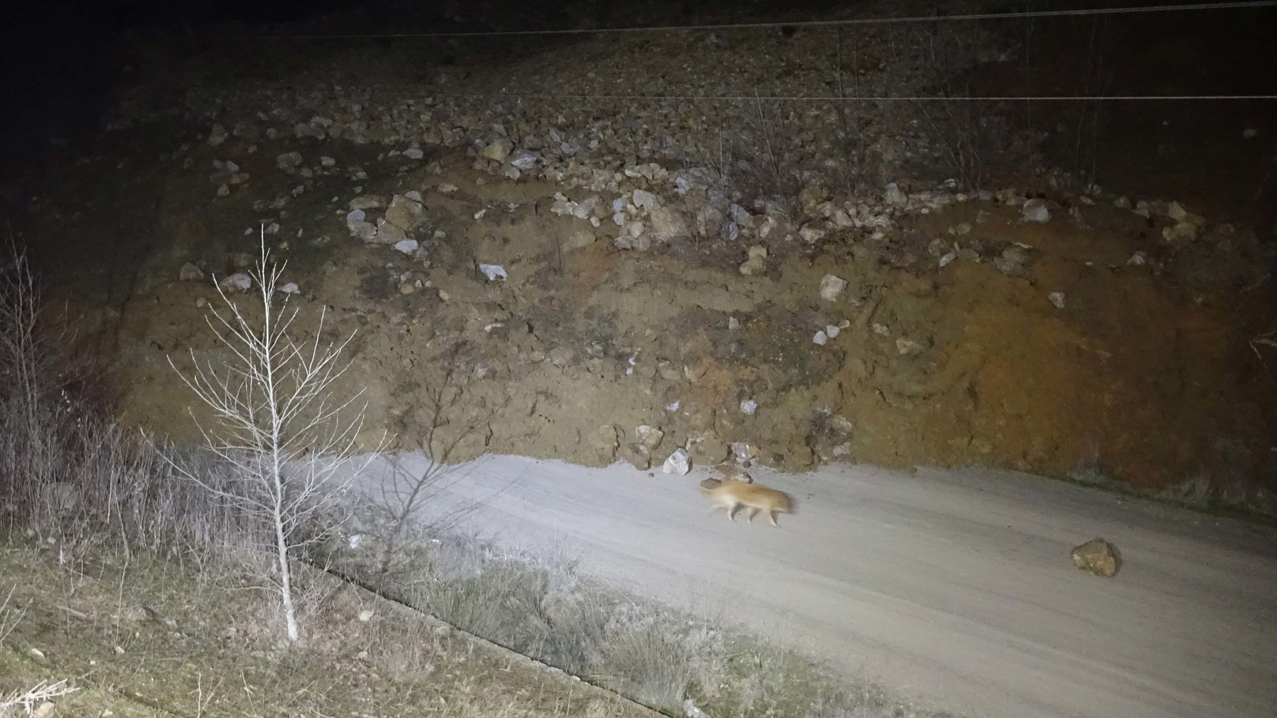 Bursa'da heyelan; baraj yolu ulaşıma kapandı
