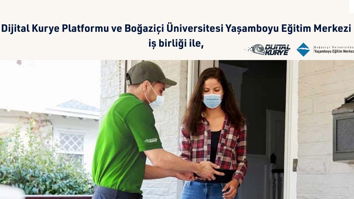 Boğaziçili dijital kuryeler sahada