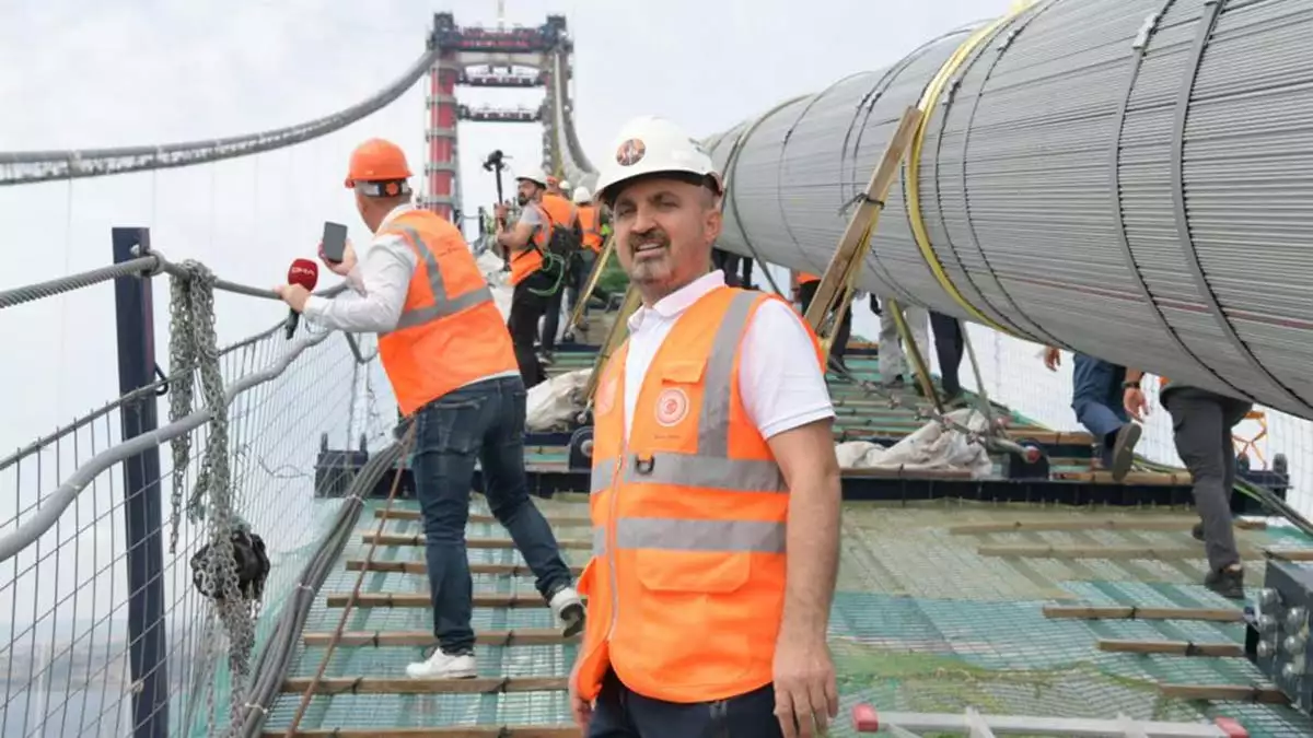 Dünyanın en büyük köprüsünü cuma günü açıyoruz