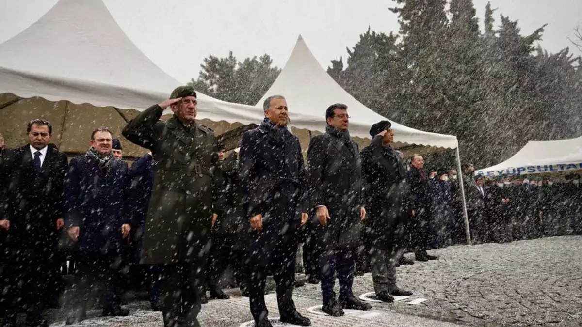 Edirnekapı'da çanakkale şehitleri anıldı