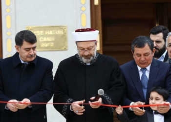 Erbaş, Ayşe Hatun Camisi'nin açılışını yaptı