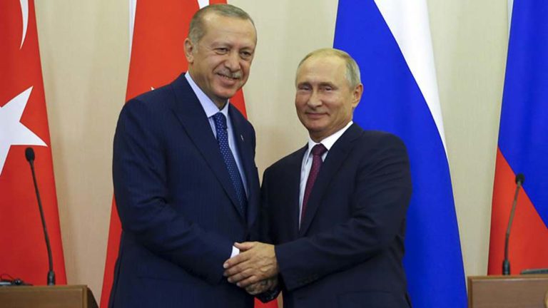 Erdoğan Rusya Devlet Başkanı Putin ile görüştü