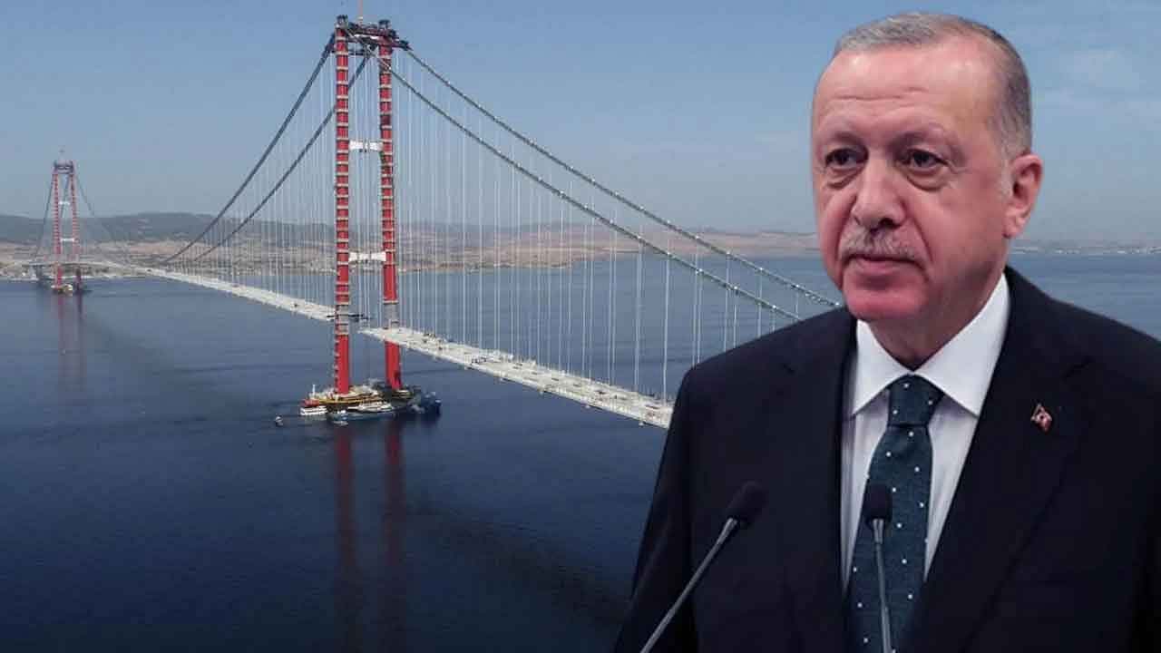 Erdoğan'dan '1915 Çanakkale Köprüsü' paylaşımı