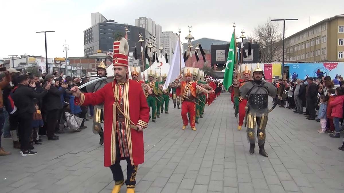 Esenyurt'ta Mehteran Birliği gösterisi