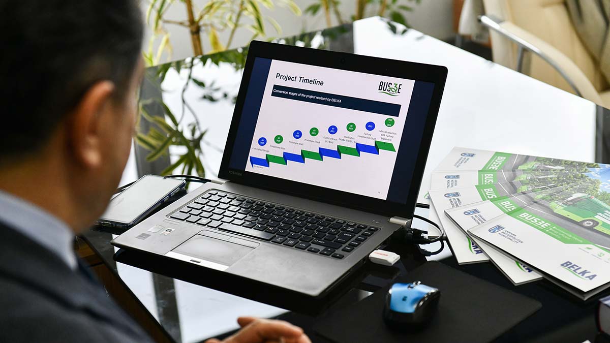 BELKA AŞ’nin ‘Elektrikli Otobüs Dönüşüm Projesi’ Türkiye’deki diğer belediyeler kadar dünyanın birçok ülkesindeki yerel yönetimler tarafından da ilgi görüyor.