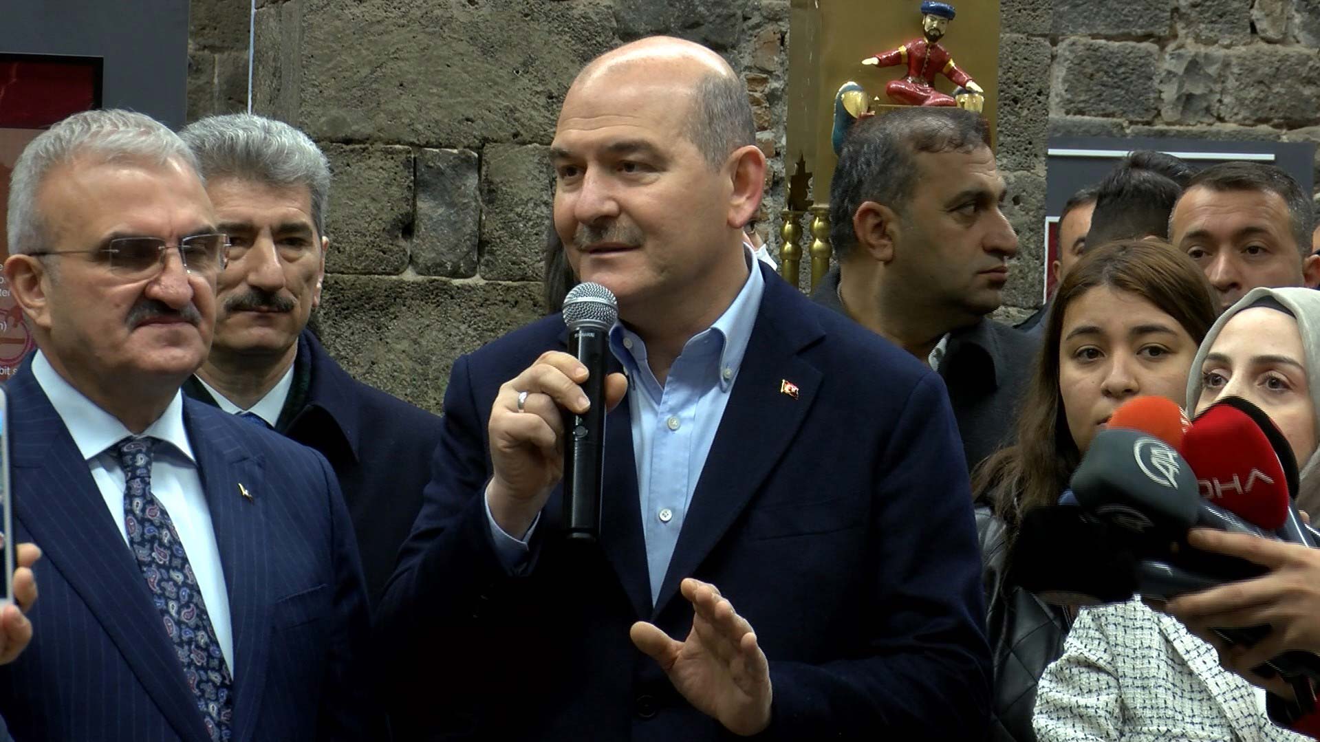 İçişleri Bakanı Soylu, Cezeri sergisinde konuştu