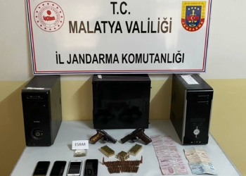 Malatya'da yasa dışı bahis operasyonu 4 gözaltı