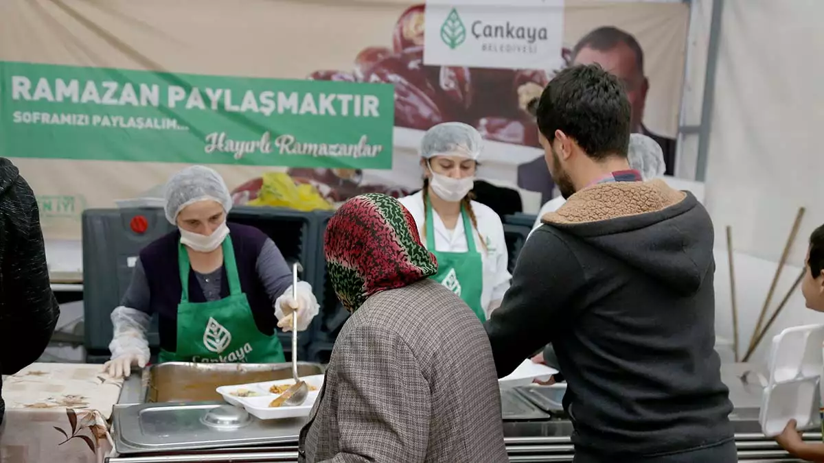 Çankaya belediyesi ramazan ayı'nda iftar çadırı kuracak