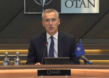 Stoltenberg NATO'da açılış konuşması yaptı