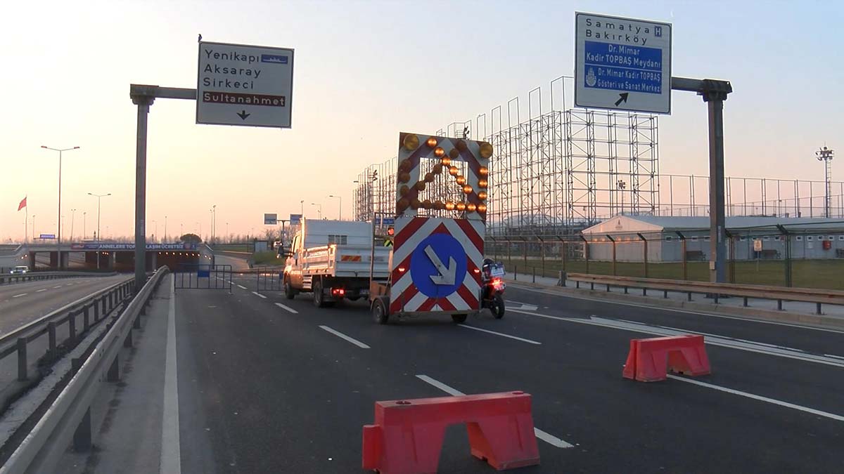 Tarihi Yarımada'da yollar trafiğe kapatıldı
