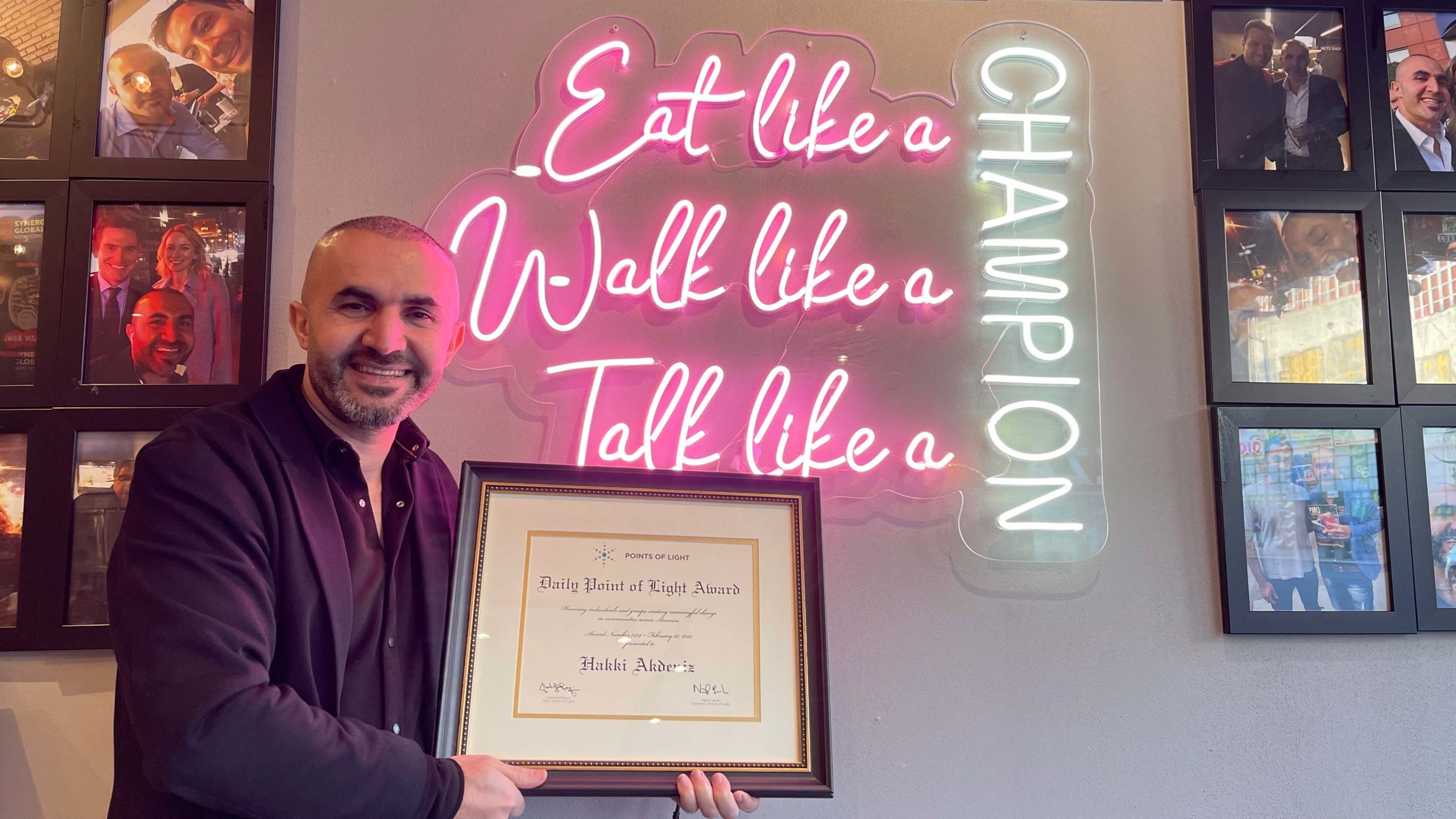 Türk iş insanı, 'Points of Light' ödülü aldı