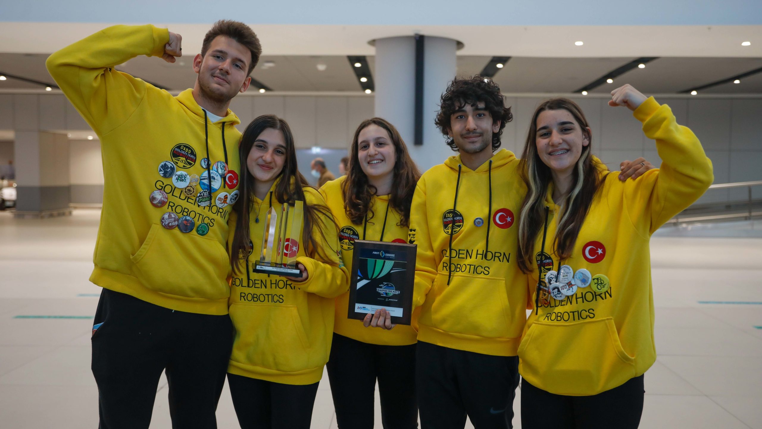 Türk robotik takımı ABD'den ödülle döndü