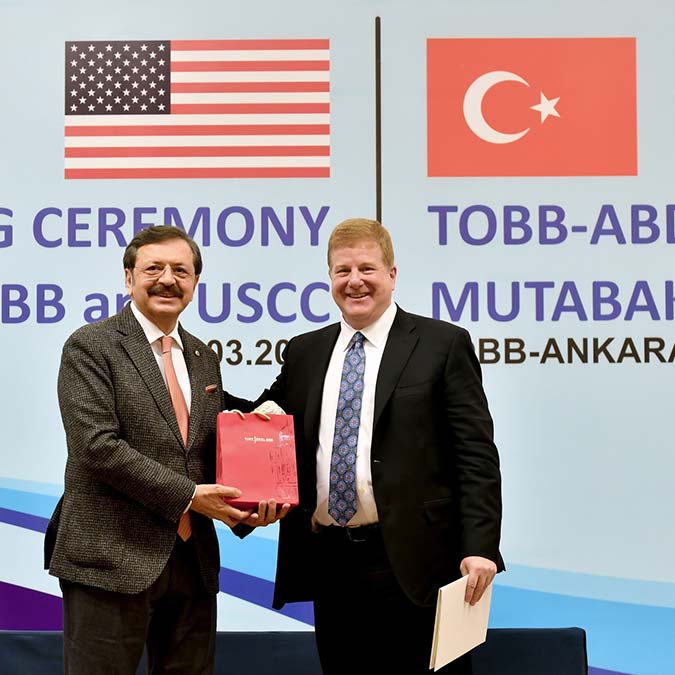 Hisarcıklıoğlu'ndan ABD'li yatırımcıları davet