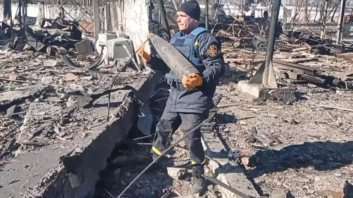 Çernihiv'de 91 bomba ele geçirildi