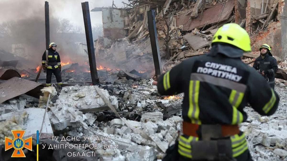 Dnipro'ya 3 hava saldırısı