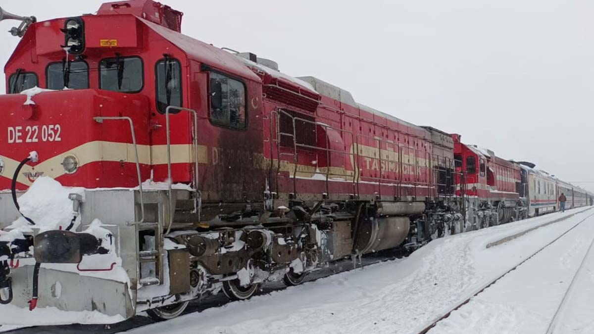 Doğu Ekspresi yolculuğuna "kar" engeli