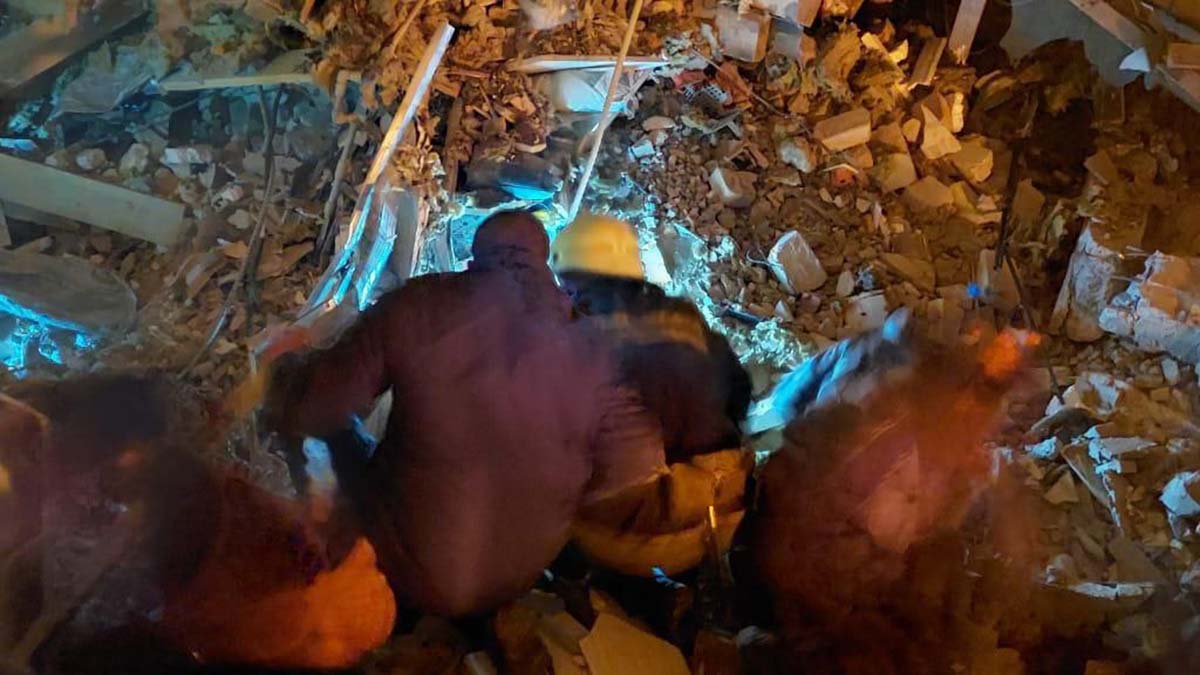 Jitomir'de, hava saldırısı