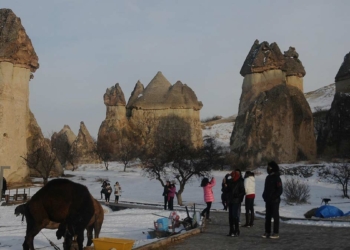 Kapadokya'yı şubat ayında 83 bin 432 kişi ziyaret etti