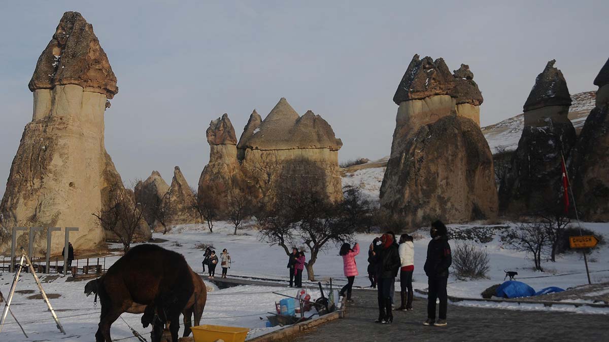 Kapadokya'yı şubat ayında 83 bin 432 kişi ziyaret etti