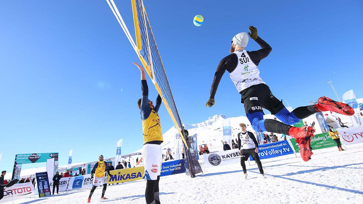 Kar Voleybolu Avrupa Kupası Erciyes'te düzenlenecek
