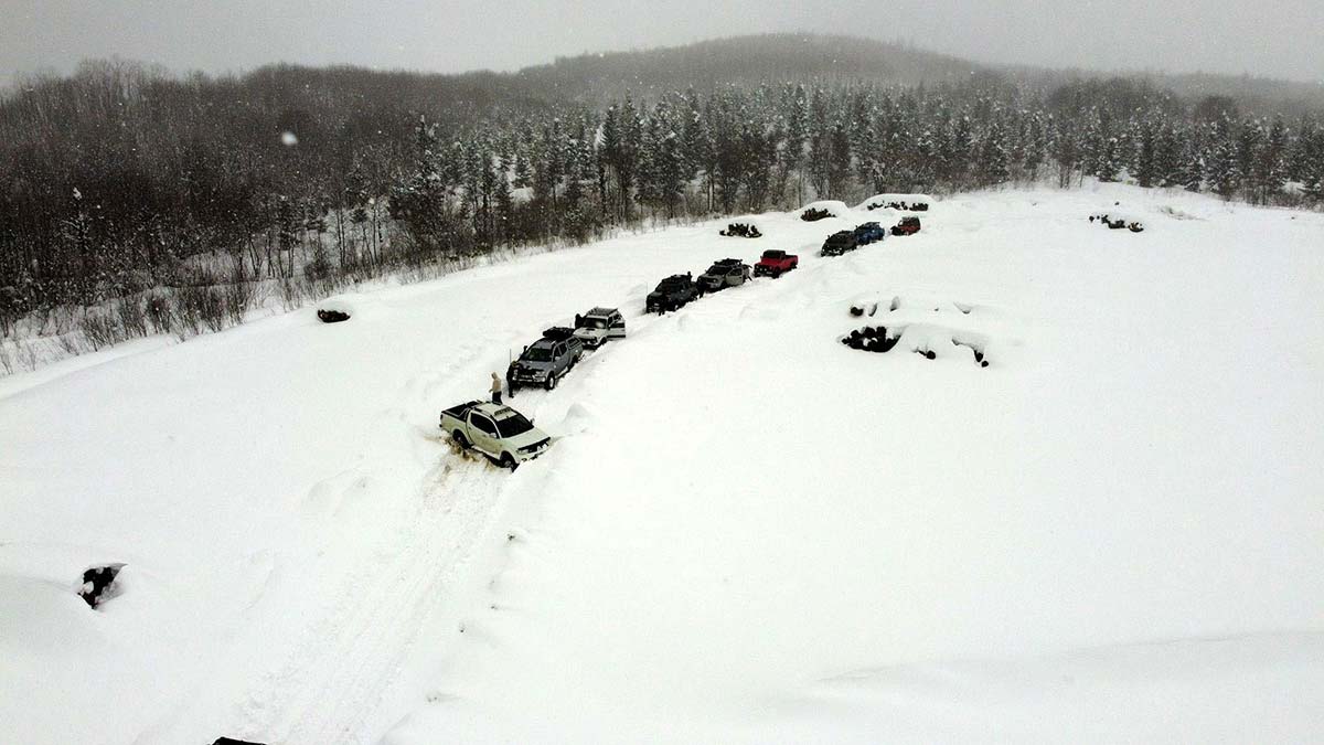 Karda off-road heyecanı