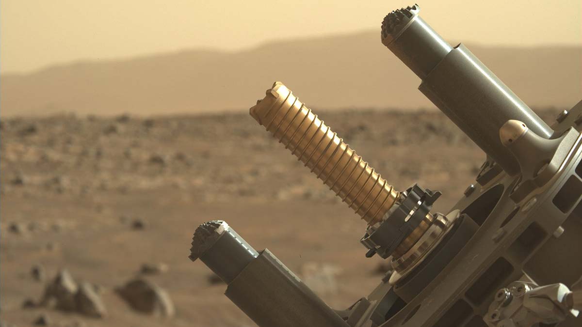 Perseverance Mars'tan 8'inci kaya çekirdeğini topladı