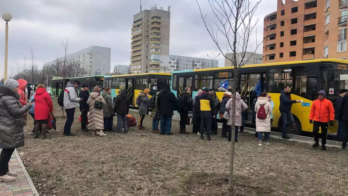 Enerhodar kentinde kadın ve çocukların tahliyesi başladı