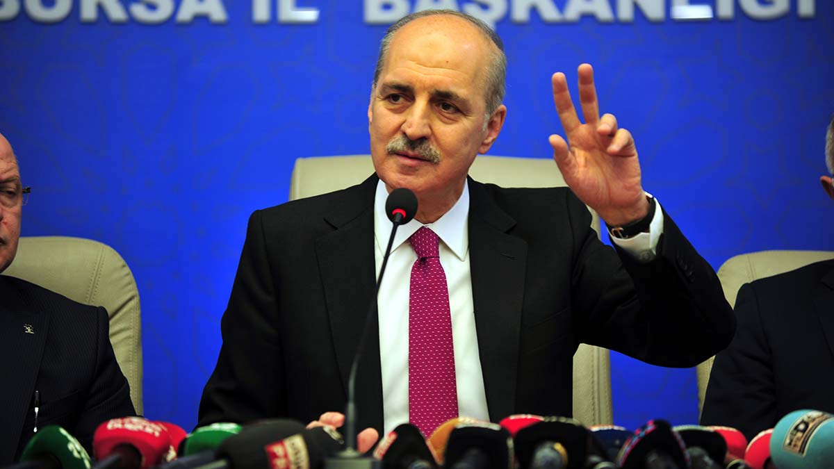 AK Parti Genel Başkanvekili Numan Kurtulmuş, Bursa'da gündeme dair açıklamalarda bulundu. Kurtulmuş, Türkiye'nin siyasi ve ekonomik yönden güçlü bir ülke olduğunu belirterek, "Türkiye ele güne muhtaç, dışarıdan gelecek desteklerle ilerleyebilecek bir ülke değildir" dedi.