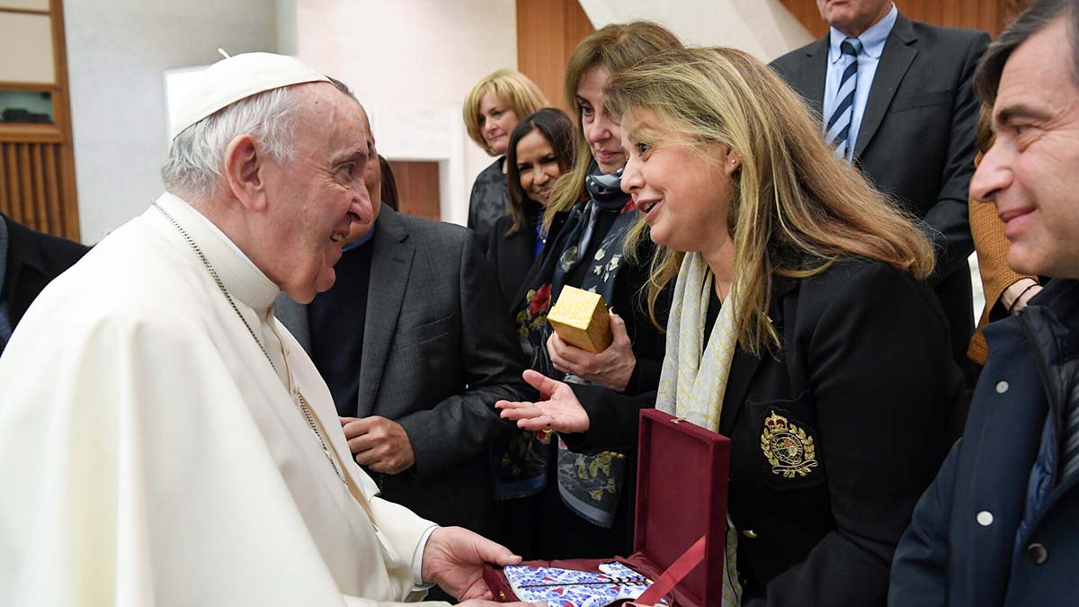 Papa Francis Türk Bilim İnsanını kabul etti