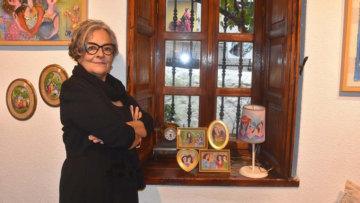 Bodrum'da Parantez Kızlar resim sergisi