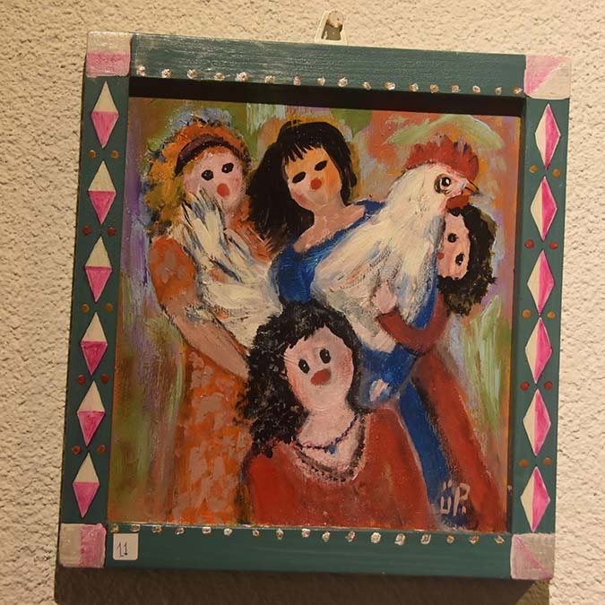 Bodrum'da Parantez Kızlar resim sergisi