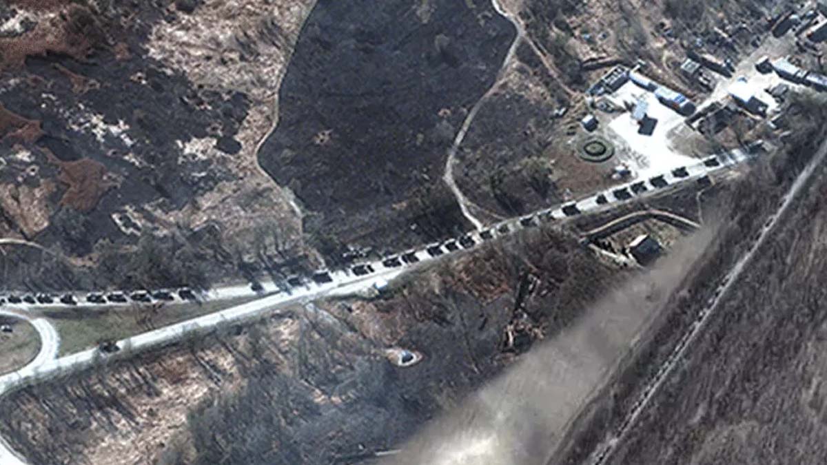 Rus konvoyu çok ilerleme kaydedemedi