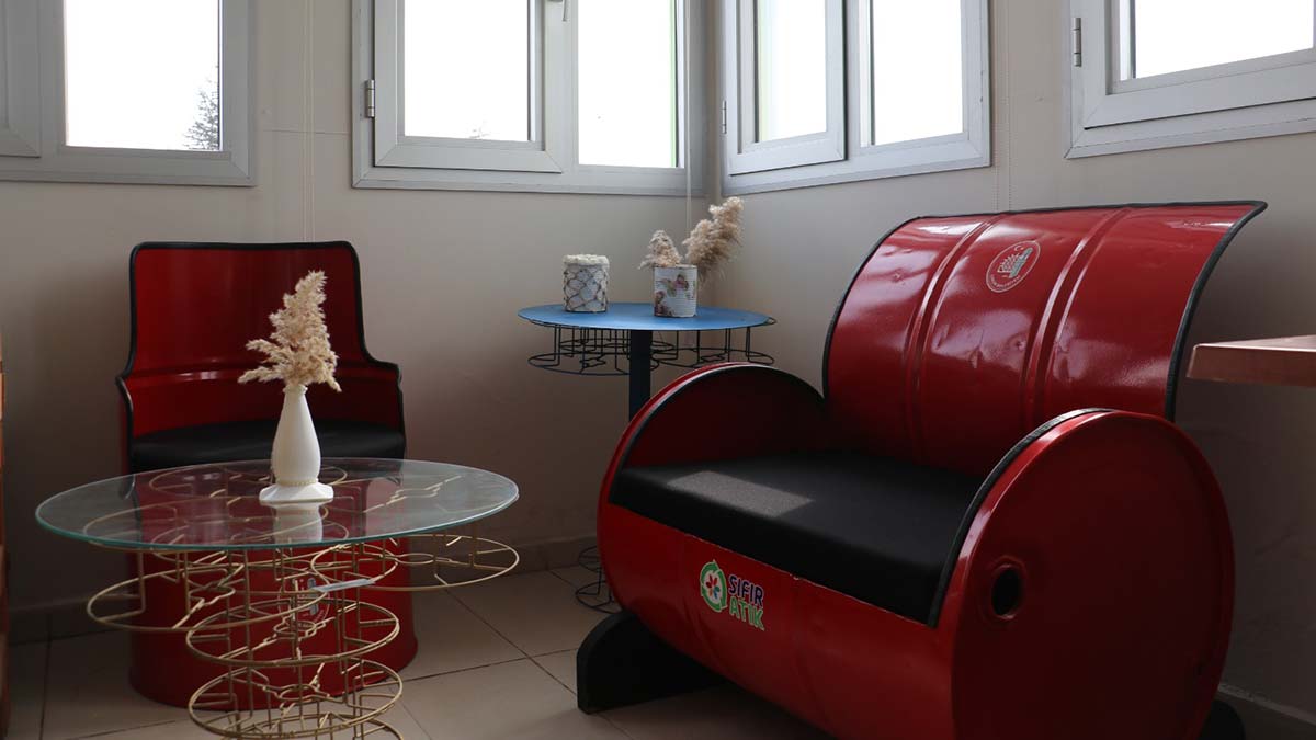 Sıfır atık tesisinde her şey atıktan