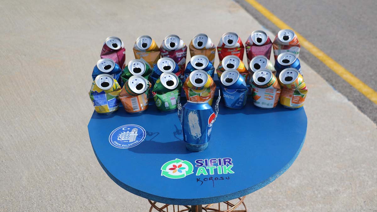 Sıfır atık tesisinde her şey atıktan