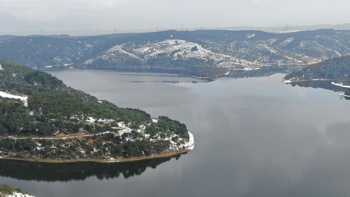 Alibeyköy Barajı çöple doldu