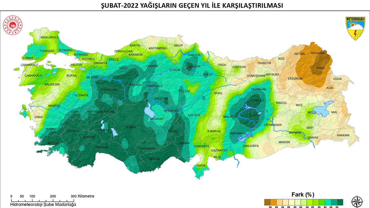 Şubat ayında yağışlar yüzde 87 arttı