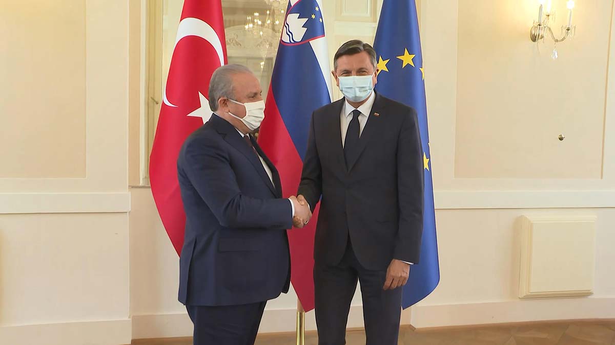 Şentop Slovenya'da görüşmeler gerçekleştirdi