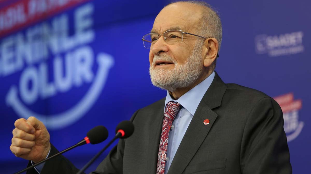Saadet Partisi Genel Başkanı Temel Karamollaoğlu, "8 milyon emekli açlık sınırının altında yaşıyor maalesef. Emeklilerimizin büyük bir kısmı çalışmak için iş arıyor" dedi.