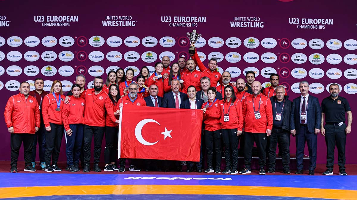 U23 Avrupa Güreş Şampiyonasında tarihi başarı