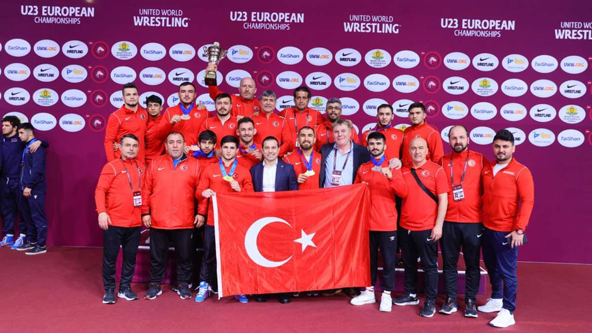 U23 Avrupa Güreş Şampiyonasında tarihi başarı