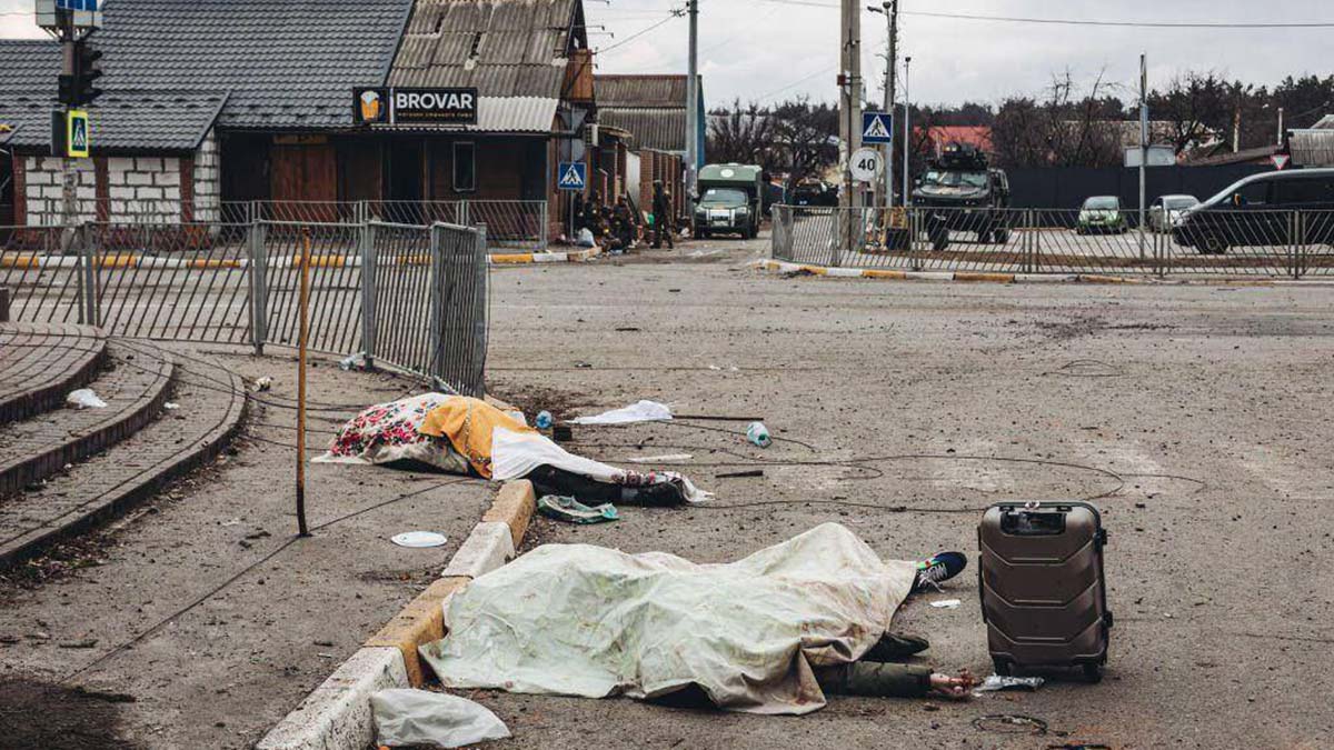 Irpin'de tahliye sırasında bir aile yok oldu