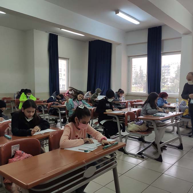 Kitap Okuma Yarışması sınavı yapıldı