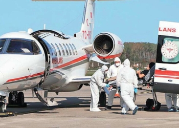 1588 hastanın nakli uçak ve helikopterle yapıldı