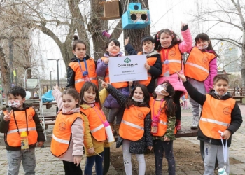 Kuş yuvaları Çankayalı miniklerden